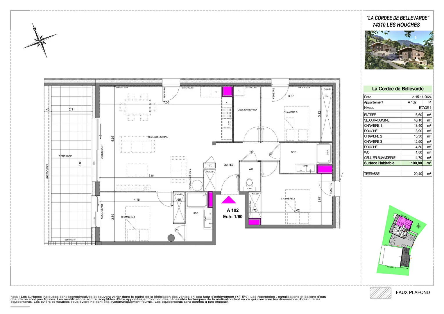 appartement 5 pièces à Les Houches (74310) — photo 3