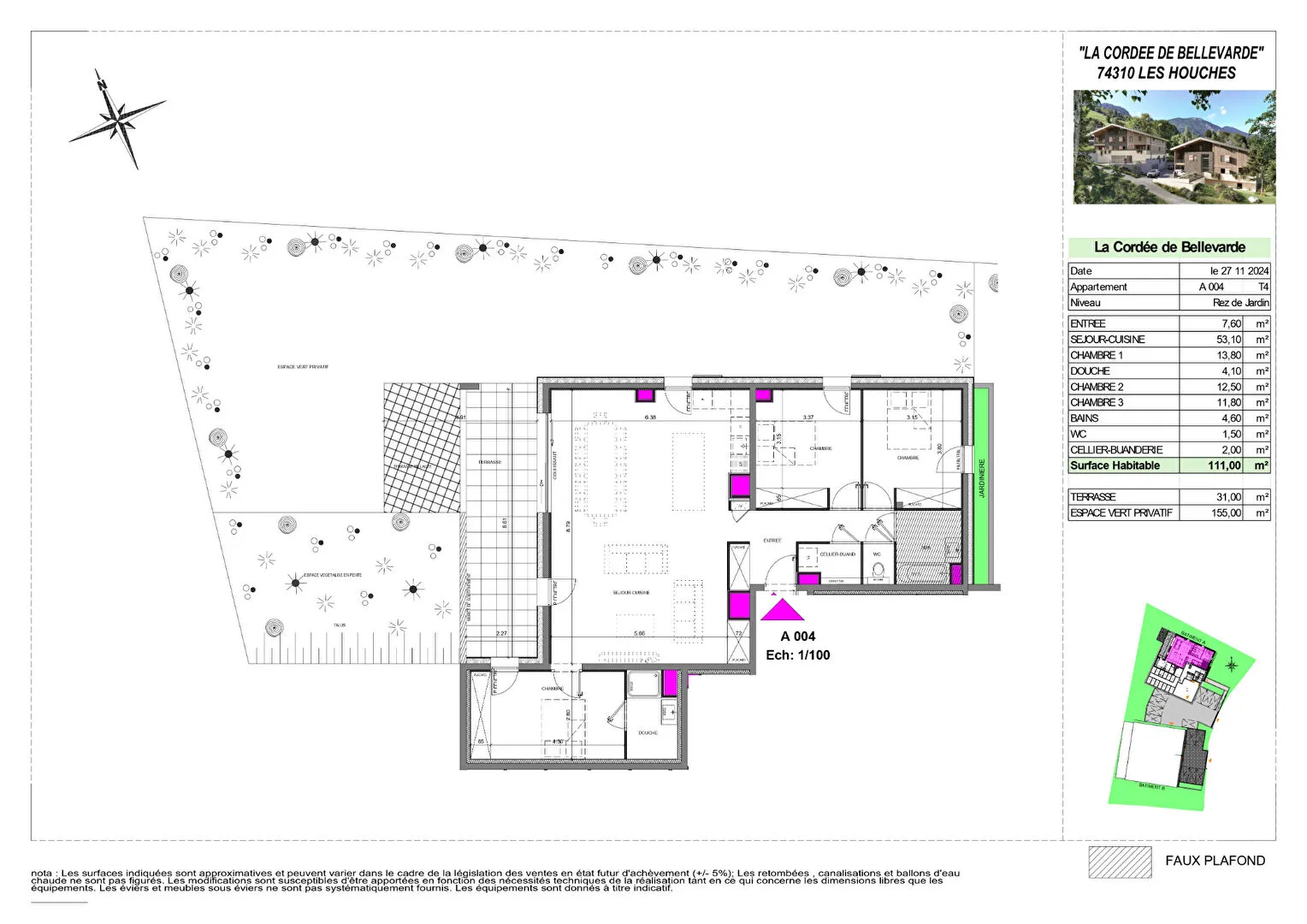 appartement 5 pièces à Les Houches (74310) — photo 3