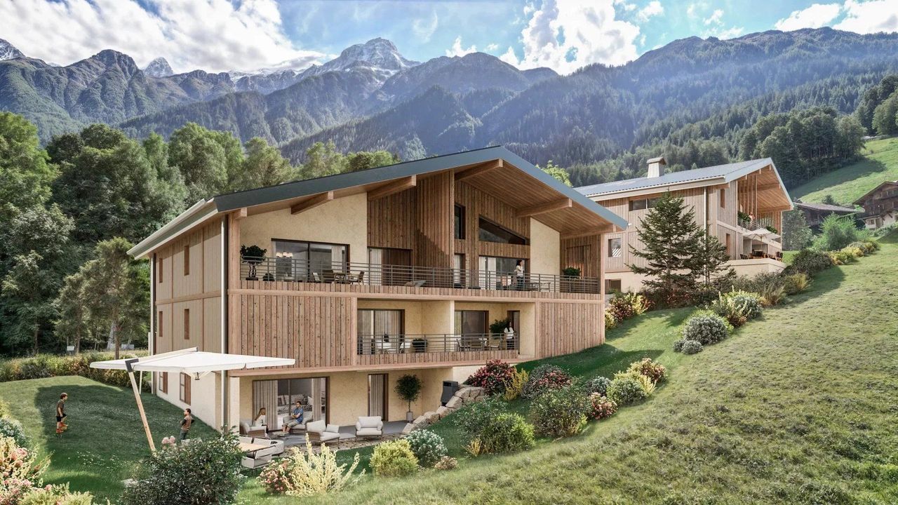 Appartement T5 duplex dans chalet neuf de standing aux Houches
